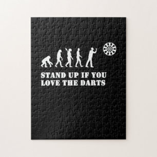 Stand Up If You Love The Darts Jigsaw Puzzle