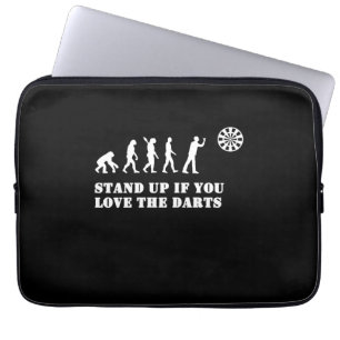 Stand Up If You Love The Darts Laptop Sleeve