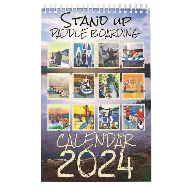 Stand Up Paddle Board Calendar 2024 (Cover)
