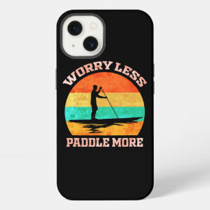 Stand Up Paddle Board Paddling Retro Vintage SUP P iPhone 13 Case