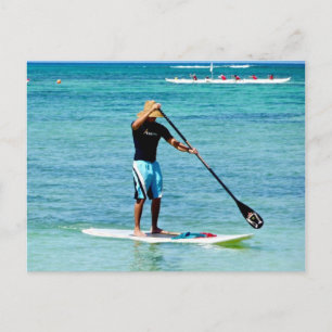 Stand-up Paddle Board - Saipan, Micronesia Postcard