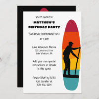 Stand Up Paddle Board SUP Custom Party