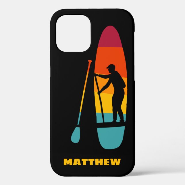Stand Up Paddle Board SUP Personalised Case-Mate iPhone Case (Back)