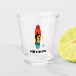 Stand Up Paddle Board SUP Personalised Shot Glass