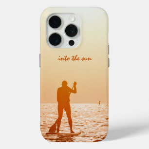 Stand Up Paddle in the Calm Open Sea iPhone 15 Pro Case
