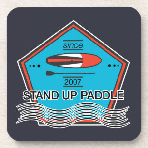 Stand Up Paddle Poster Coaster