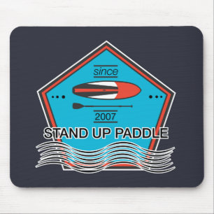Stand Up Paddle Poster Mouse Mat