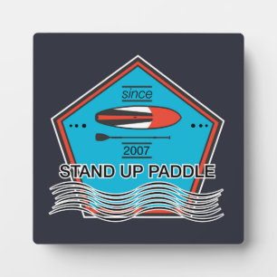 Stand Up Paddle Poster Plaque
