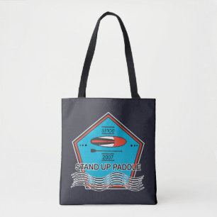 Stand Up Paddle Poster Tote Bag
