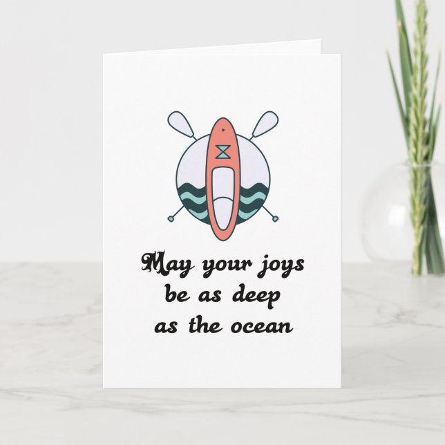 Stand Up Paddle - Present Gift Idea Card (Front)