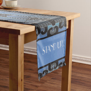 Stand Up paddleboarder Short Table Runner