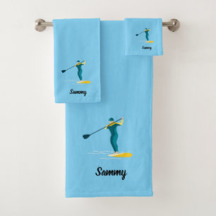 Stand Up Paddleboarding Bath Towel Set