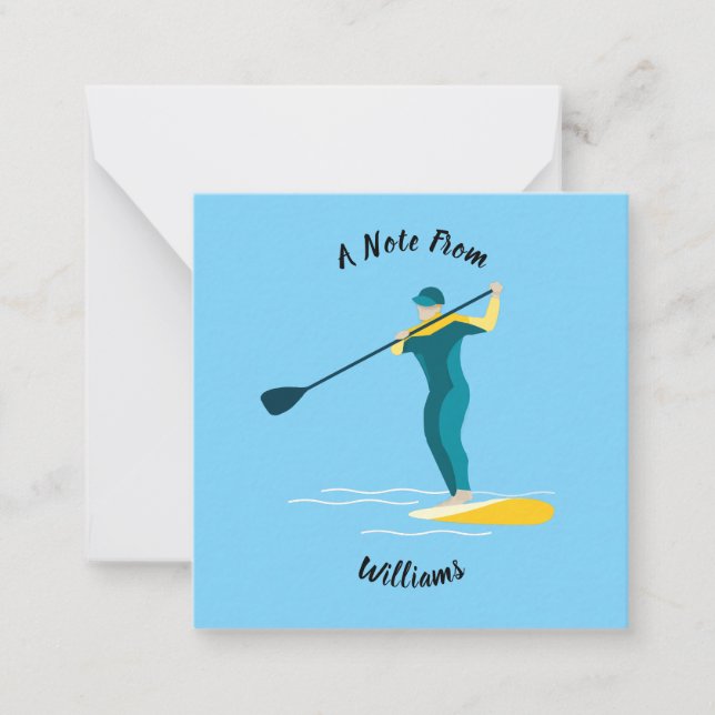 Stand Up Paddleboarding Card (Front)