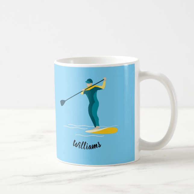 Stand Up Paddleboarding Coffee Mug (Right)