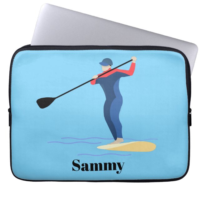 Stand-up Paddleboarding Laptop Sleeve (Front)