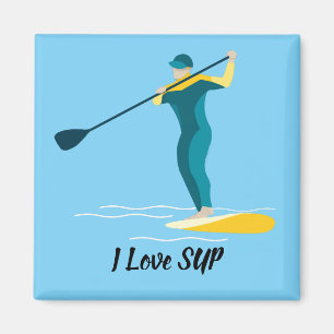Stand-up Paddleboarding Magnet