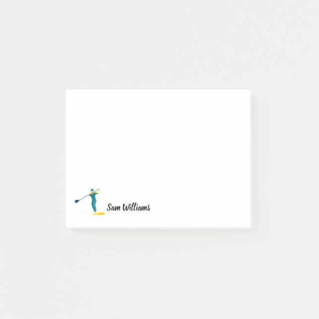 Stand-up Paddleboarding Post-it Notes (Front)