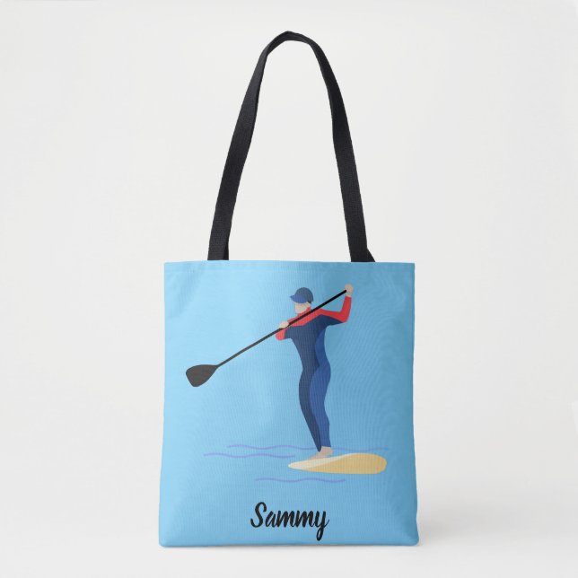 Stand Up Paddleboarding Tote Bag (Front)