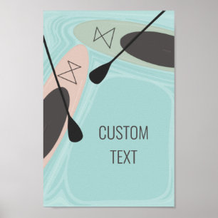 Stand-up Paddleboards Adventures Custom design Poster
