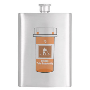 Stand Up Paddling Is My Drug Hip Flask