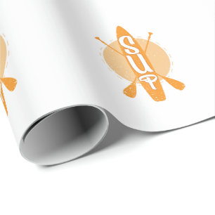 stand up paddling SUP Board Wrapping Paper
