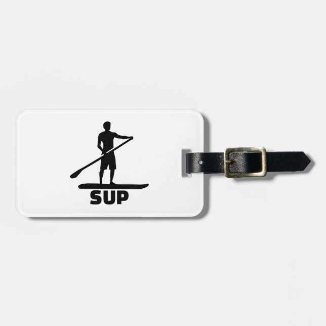 Stand up paddling SUP Luggage Tag (Front Horizontal)