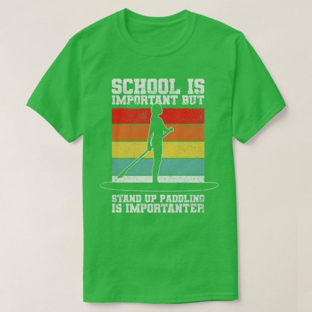 Stand up Paddling SUP T-Shirt (Design Front)