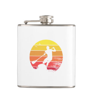Stand Up Paddling Surfer Hip Flask