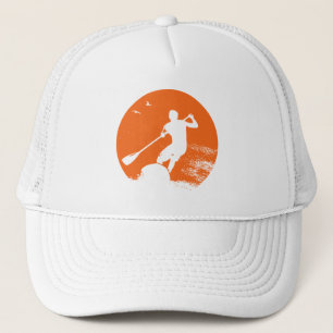 Stand Up Paddling Surfer Trucker Hat