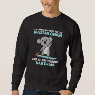 Stand Up Paddling With Koala Funny Paddling Sweatshirt