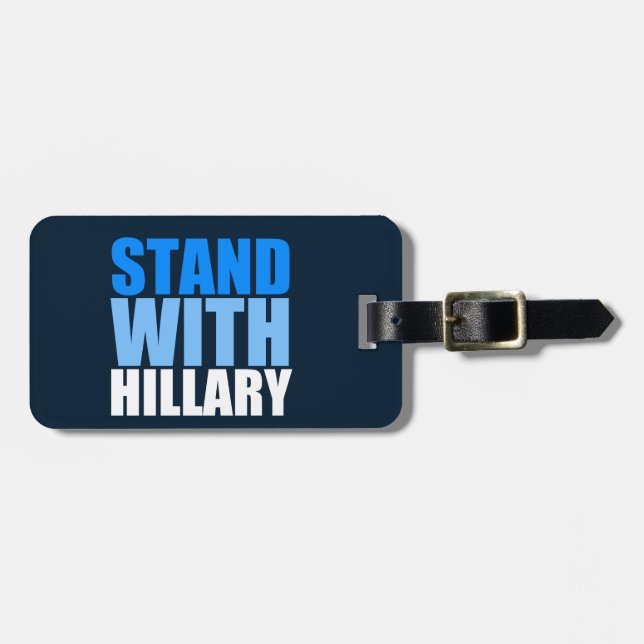 Stand with Hillary Blue Luggage Tag (Front Horizontal)