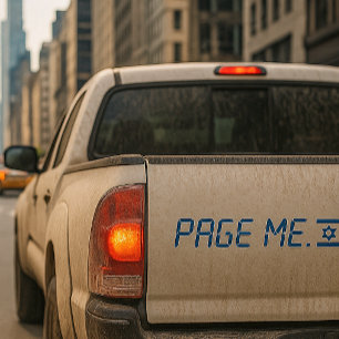 Stand with Israel bumper sticker