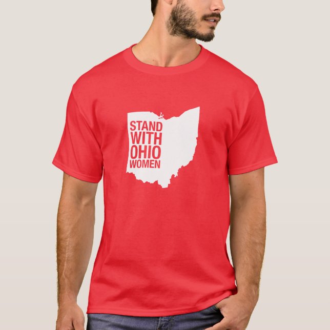 Stand with Ohio Women-Men's Tee (Front)