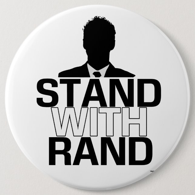 "Stand with Rand" - Rand Paul 2016 Button (Front)