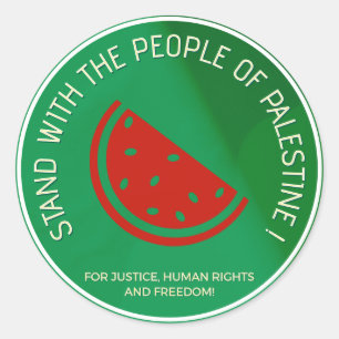 Stand with the People of Palestine! Sticker