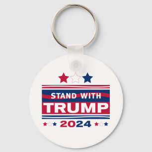 Stand with Trump~2024~MAGA Key Ring