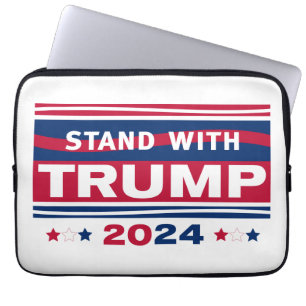 Stand with Trump~2024~MAGA Laptop Sleeve