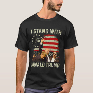 Stand With Trump Funny Trump 2024  T-Shirt