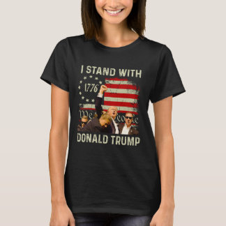 Stand With Trump Funny Trump 2024  T-Shirt
