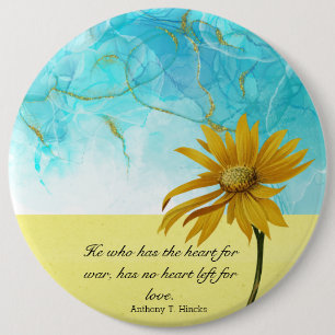 Stand With Ukraine  6 Cm Round Badge