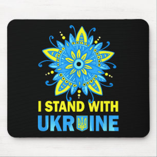 Stand With Ukraine Flag Anti-putin No To War Ukrai Mouse Mat