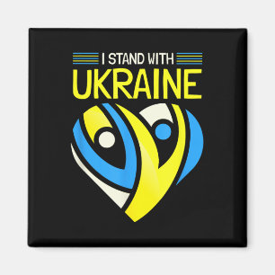 Stand With Ukraine Flag Anti-putin Say No To War U Magnet