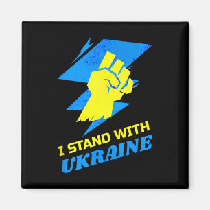 Stand With Ukraine Flag Anti-putin Say No To War U Magnet