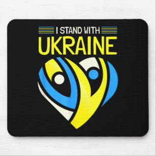 Stand With Ukraine Flag Anti-putin Say No To War U Mouse Mat