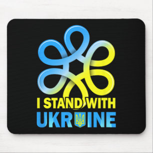 Stand With Ukraine Flag Anti-putin Say No To War U Mouse Mat