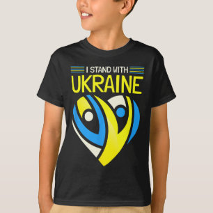 Stand With Ukraine Flag Anti-putin Say No To War U T-Shirt