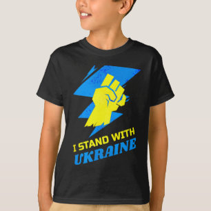 Stand With Ukraine Flag Anti-putin Say No To War U T-Shirt
