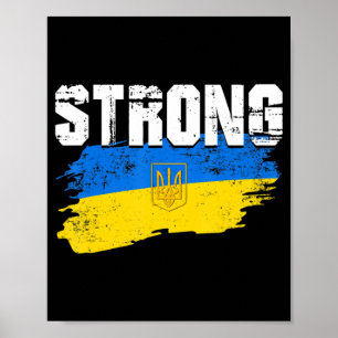 Stand With Ukraine Love Support Ukraine Men Women Poster