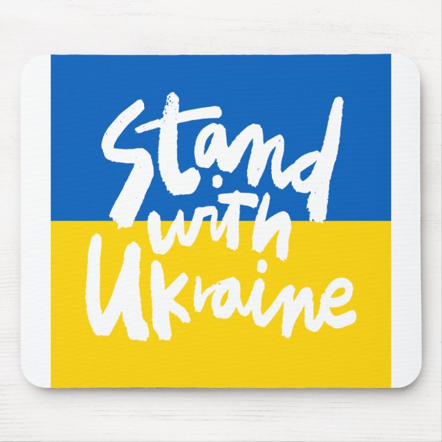 stand with ukraine mouse mat (Front)