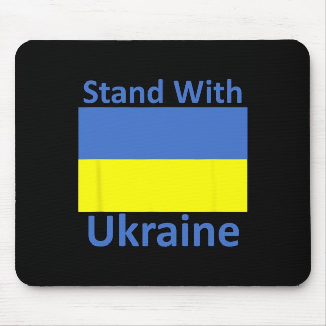 Stand With Ukraine  Mouse Mat (Front)